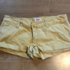 Yellow shorts